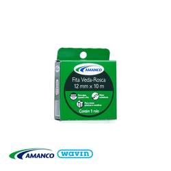Fita Veda Rosca 12MMX10M - AMANCO - Rede Construir Milmart