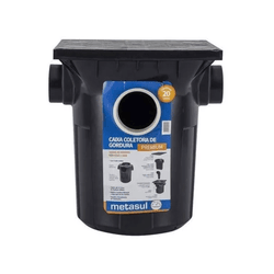 Caixa De Gordura Com Cesto De Limpeza 20L PREMIUM ... - Rede Construir Milmart