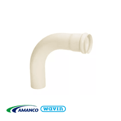 Curva Esgoto Longa 90º 75mm - AMANCO - Rede Construir Milmart