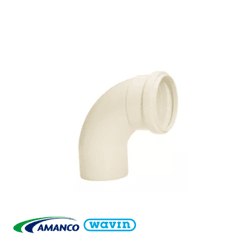 Curva Esgoto 90º CURTA 75mm - AMANCO - Rede Construir Milmart