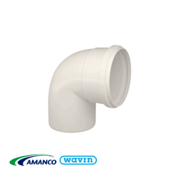 Curva Esgoto 90º CURTA 100mm - AMANCO - Rede Construir Milmart