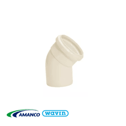Joelho Esgoto 45º 75mm - AMANCO - Rede Construir Milmart