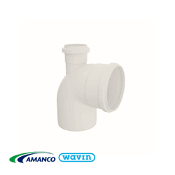 Joelho Esgoto 90º Com Visita 100x50mm - AMANCO - Rede Construir Milmart