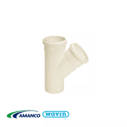 Junção Esgoto Simples 45º 50x50mm - AMANCO - Rede Construir Milmart