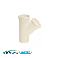 Junção Esgoto Simples 45º 75x75mm - AMANCO - Rede Construir Milmart