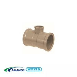 TE Soldável Redução 50mmX25mm - AMANCO - Rede Construir Milmart