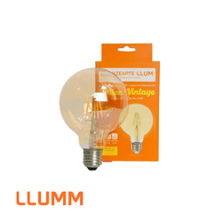 Lâmpada Filamento Ballon G95 LED 4W 2200K E27 - BR... - Rede Construir Milmart