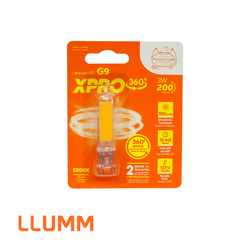 Lâmpada G9 Led 3W 2200K 127V - BRONZEARTE - Rede Construir Milmart
