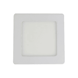 Painel de LED Embutir Quadrado Branco 3000K Amarel... - Rede Construir Milmart