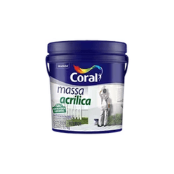 Massa Acrílica 5,7Kg - CORAL - Rede Construir Milmart