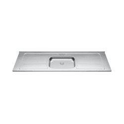 PIA INOX CONCRETO 200x56 CUBA Nº2 31900 - GHELPLUS - Rede Construir Milmart
