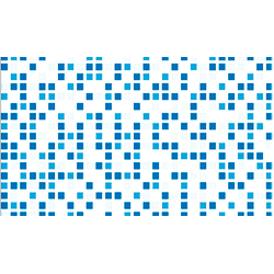 Revestimento Mosaico 57 Azul 34X60cm - Rede Construir Milmart