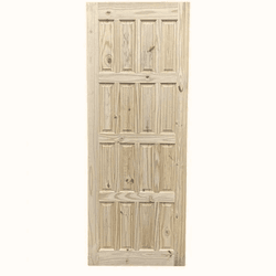 Porta Madeira Almofadada De Pinus MB24 210X80CM - Rede Construir Milmart