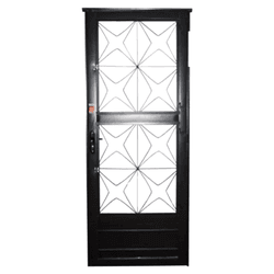 Porta Ferro Cinza Estrela 210x80 231 - BORGES - Rede Construir Milmart