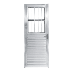 Porta Alumínio Postigo 210X80 - ESQUADRI TOP - Rede Construir Milmart