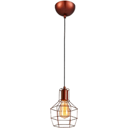 Pendente Adhara Pt 1 Lampada 1XE27 - Rede Construir Milmart