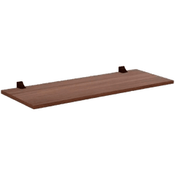 Prateleira Essencial 67,50X1,5cm Nogal - Rede Construir Milmart
