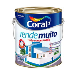 Tinta Rende Muito Acrilica 3,6L Branco - Rede Construir Milmart