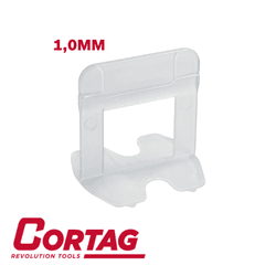 Separa Nivela 1,0mm C/50un Incolor - CORTAG - Rede Construir Milmart
