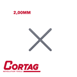 Separa Piso 2,0mm Juntapiso - CORTAG - Rede Construir Milmart