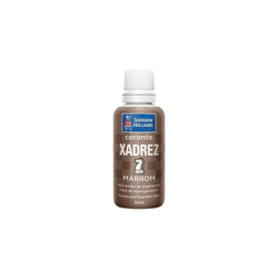 Corante Líquido Marrom 50ml - Xadrez - Rede Construir Milmart