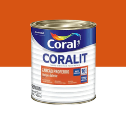 Fundo Para Metais Laranja 1/4 Zarcão Coralit - COR... - Rede Construir Milmart