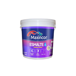 Esmalte Base Dágua 3,6L AC Branco - MAXINCOR - Rede Construir Milmart