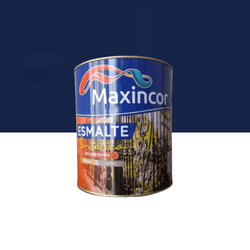 Esmalte Sintético 1/4 AB Azul Del Rey - MAXINCOR - Rede Construir Milmart