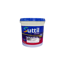 Tinta Acrílica Interna Fosco 3,6L BALDE - SUTTIL - Rede Construir Milmart