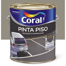 Tinta Pinta Piso 3,6L Cinza Médio - CORAL - Rede Construir Milmart
