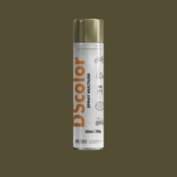Tinta Spray Ouro METÁLICO 400ml - DSCOLOR - Rede Construir Milmart