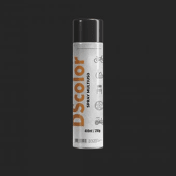 Tinta Spray Uso Geral Preto FOSCO 400ml - DSCOLOR - Rede Construir Milmart