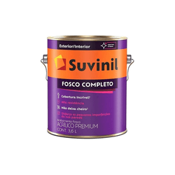 Tinta Fosco Completo 3,6L Branco - SUVINIL - Rede Construir Milmart