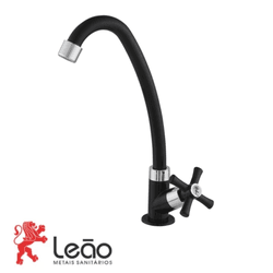 Torneira Cozinha Mesa Alta 1067 1/4V C31 Preta Pla... - Rede Construir Milmart