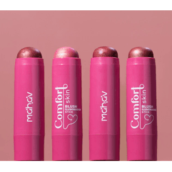 BLUSH ILUMINADOR STICK MAHAV - 0479 - MIL OPÇÕES MAQUIAGEM