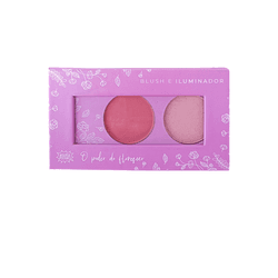 BLUSH E ILUMINADOR SUPER PODERES - 0163 - MIL OPÇÕES MAQUIAGEM