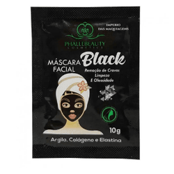 MÁSCARA FACIAL BLACK SACHÊ PHÁLLEBEAUTY - 0459 - MIL OPÇÕES MAQUIAGEM