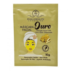 MÁSCARA FACIAL GOLD PHÁLLEBEAUTY - 0461 - MIL OPÇÕES MAQUIAGEM