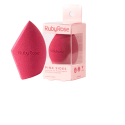 ESPONJA PINK SIDES RUBY ROSE - 0411 - MIL OPÇÕES MAQUIAGEM