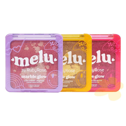 ILUMINADOR CREMOSO MARBLE GLOW RUBY ROSE - 0328 - MIL OPÇÕES MAQUIAGEM