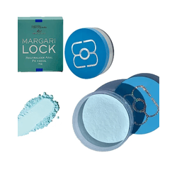 Pó solto Azul MargariLock Neutralizer Azul Maria M... - MISS FLÓRIDA MAQUIAGENS
