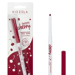 Lapiseira para Olhos Bordô - Cherry - Vizzela orig... - MISS FLÓRIDA MAQUIAGENS