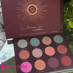 Paleta de Sombras 12 Shades Mari Saad By Oceane - MISS FLÓRIDA MAQUIAGENS