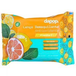 Lenço Demaquilante antioxidade vitamina C - MISS FLÓRIDA MAQUIAGENS
