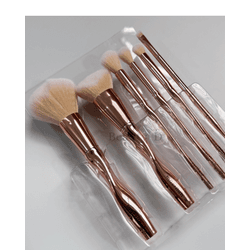 Kit Mademoiselle 6 Pincéis Profissionais Para Maqu... - MISS FLÓRIDA MAQUIAGENS