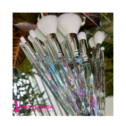 Kit com 7 pincéis Diamond Macrilan - MISS FLÓRIDA MAQUIAGENS