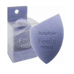 Esponja Para Base Ruby Rose Feels Mood Angle Blend... - MISS FLÓRIDA MAQUIAGENS