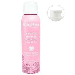 Sabonete Facial Mousse de Limpeza Ruby Rose - MISS FLÓRIDA MAQUIAGENS