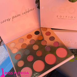 Paleta de sombras Oceane Edition Celebrate - MISS FLÓRIDA MAQUIAGENS