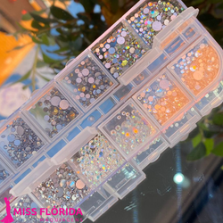 Pedrarias em strass Miss Frandy pedrinhas - MISS FLÓRIDA MAQUIAGENS